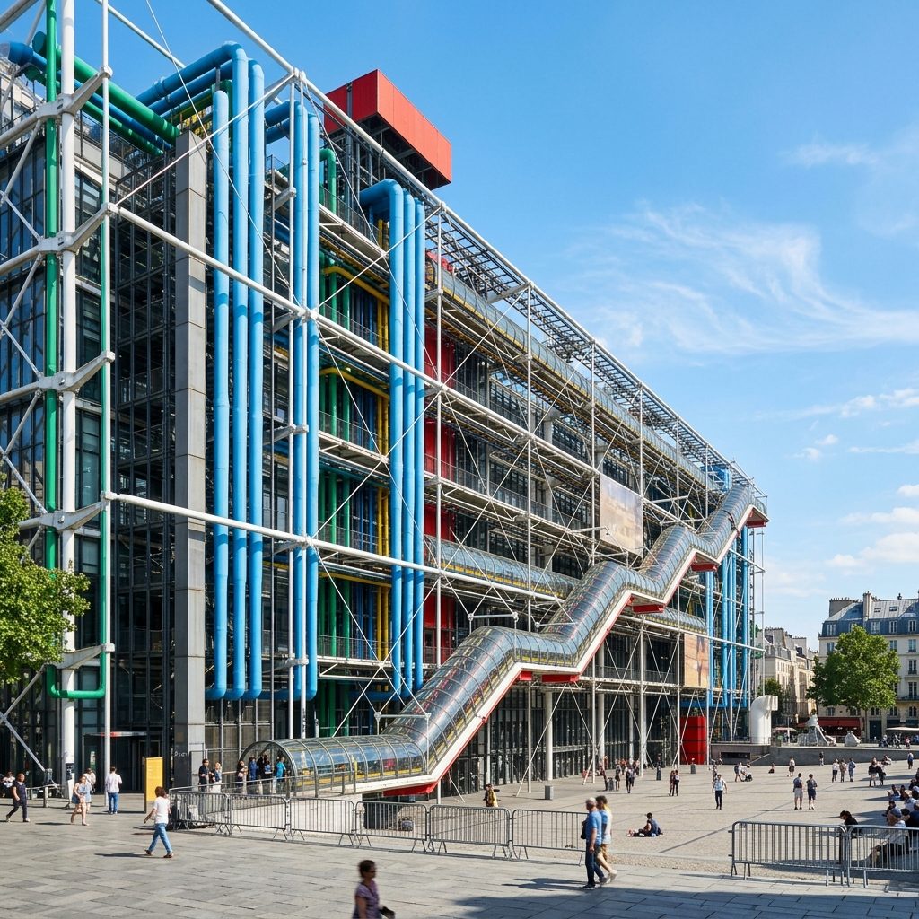 Centre Pompidou: Radical Architecture, Living Collection