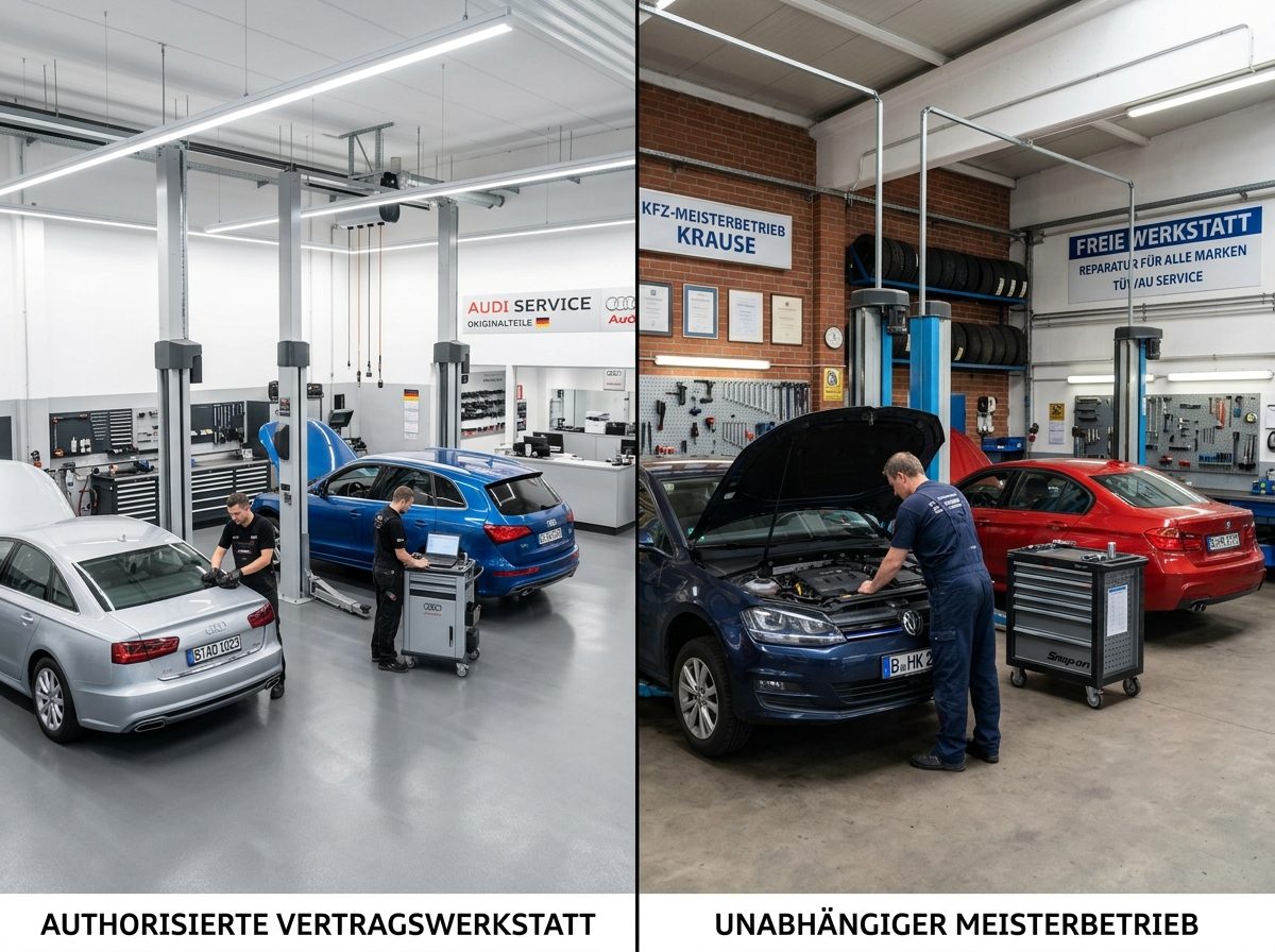 Freie Werkstatt vs. Markenwerkstatt – ein ehrlicher Vergleich