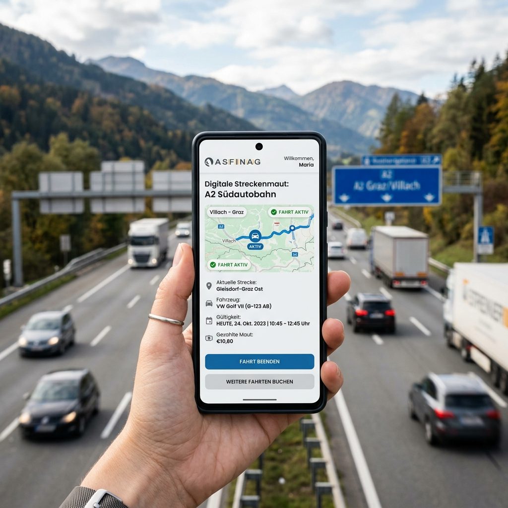 ASFINAG-App – digitale Vignette Schritt für Schritt erklärt