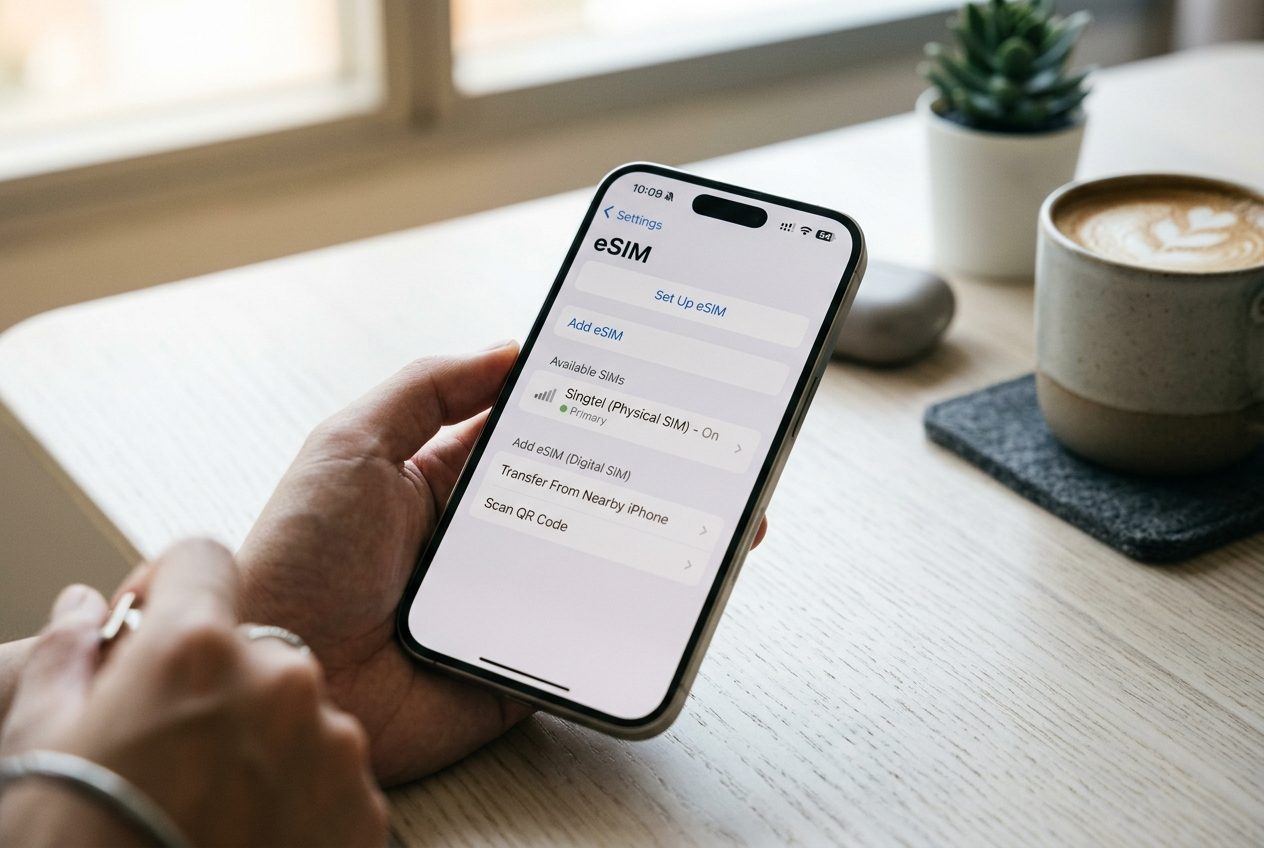 How to Activate an eSIM on Your iPhone in Singapore: Step-by-Step