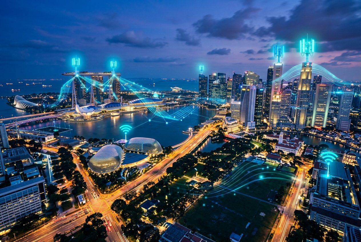 Singapore mobile network infrastructure