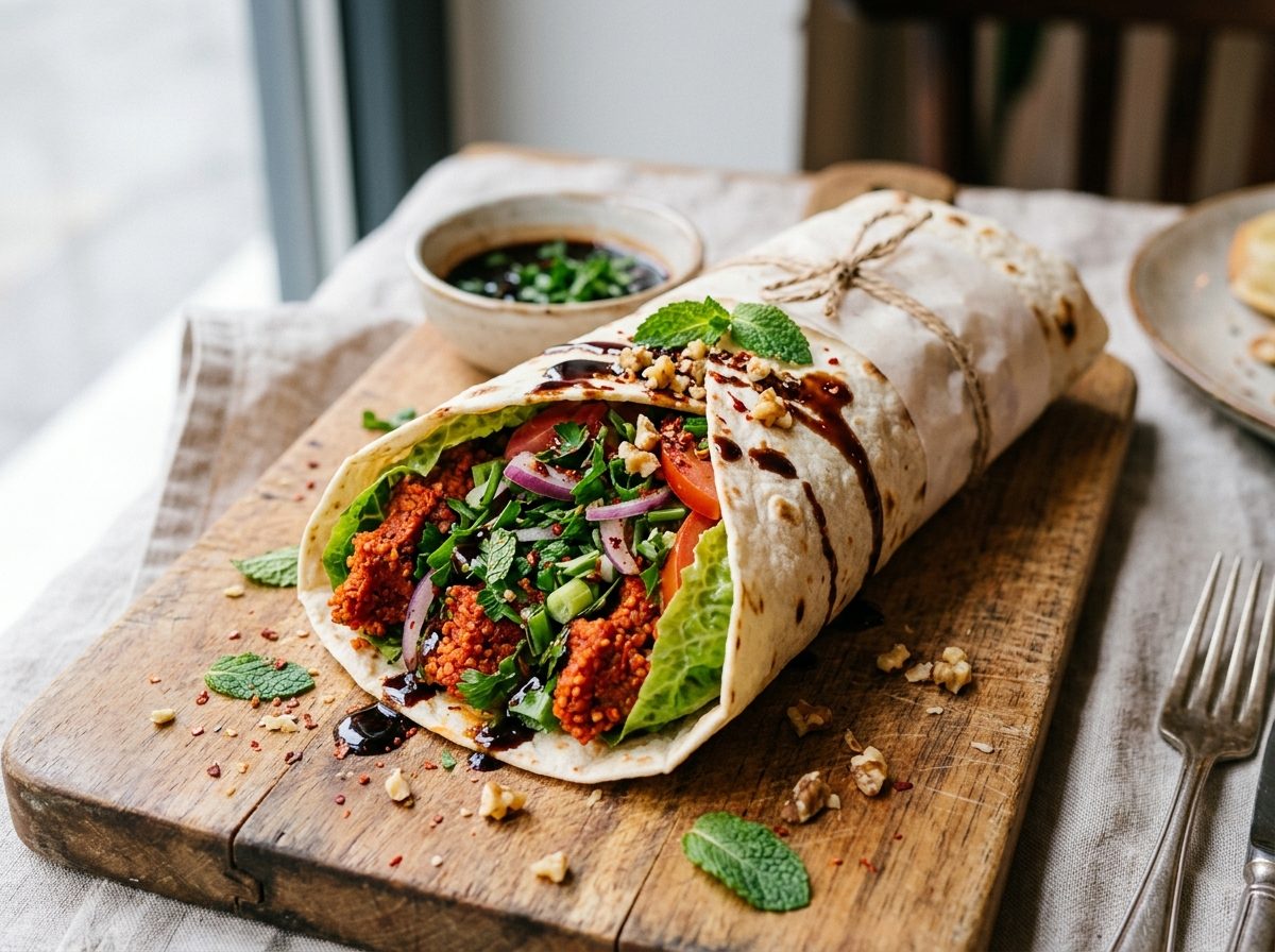 Çiğ Köfte Wrap
