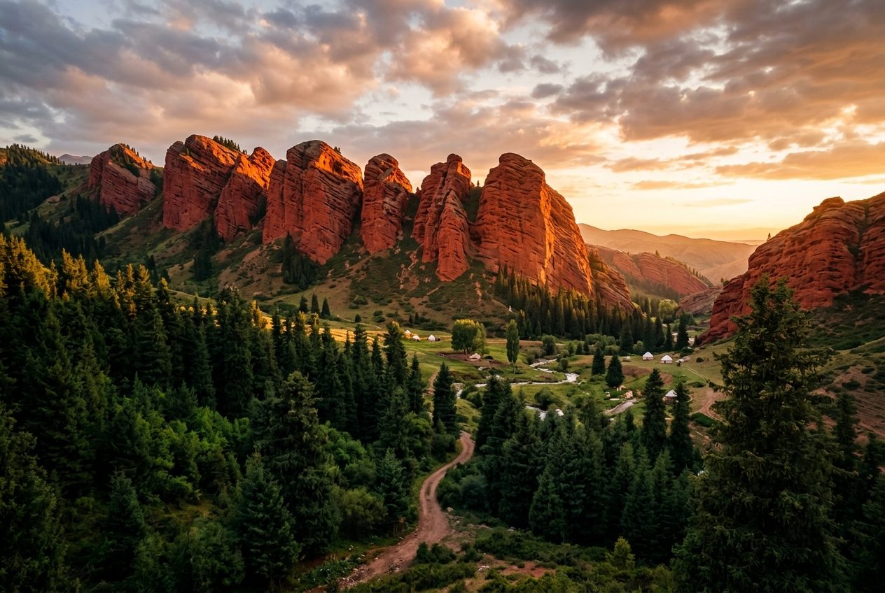 Jeti-Ögüz Red Cliffs Trail