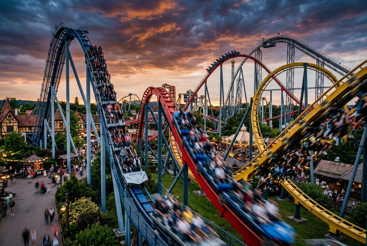 Die besten Achterbahnen Deutschlands 2025 im großen Vergleich