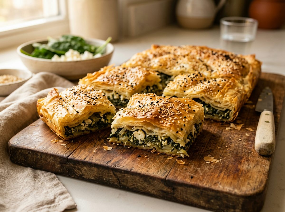 Börek with Spinach & Feta