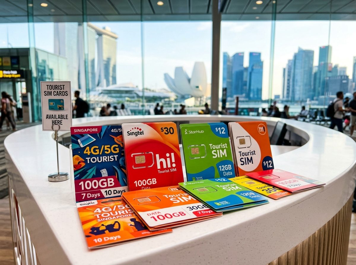 Best SIM Cards for Tourists Arriving in Singapore This Year