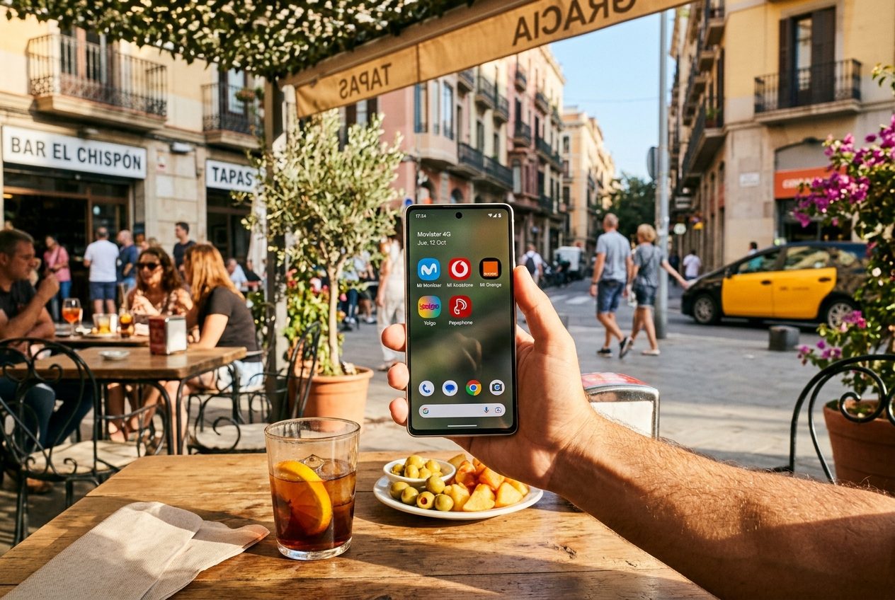 ¿Vodafone, Orange o Yoigo? Comparativa para turistas 2025