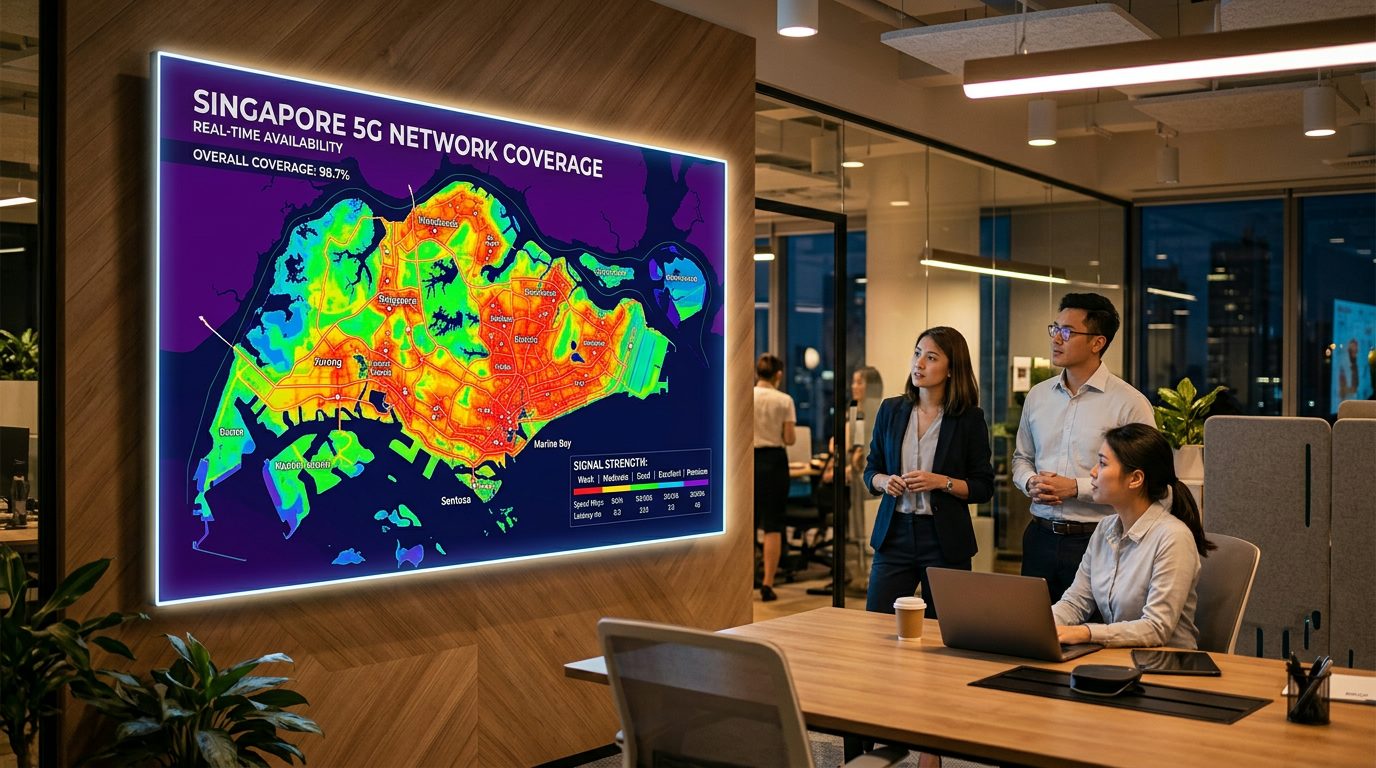 Singtel vs StarHub 5G Coverage Map 2025