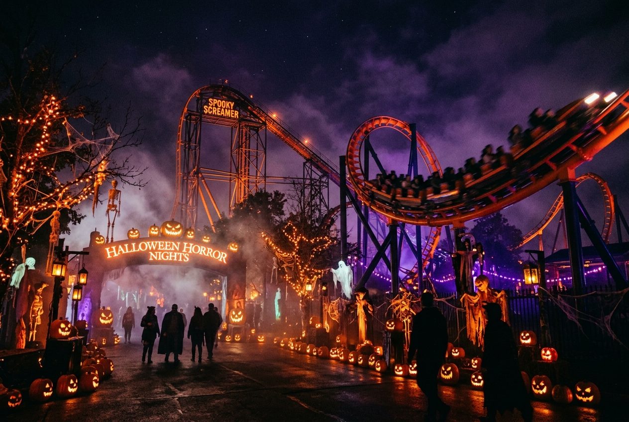 Freizeitparks im Herbst: Die schönsten Halloween-Events 2025