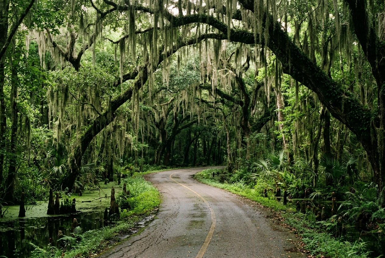 The South landscape