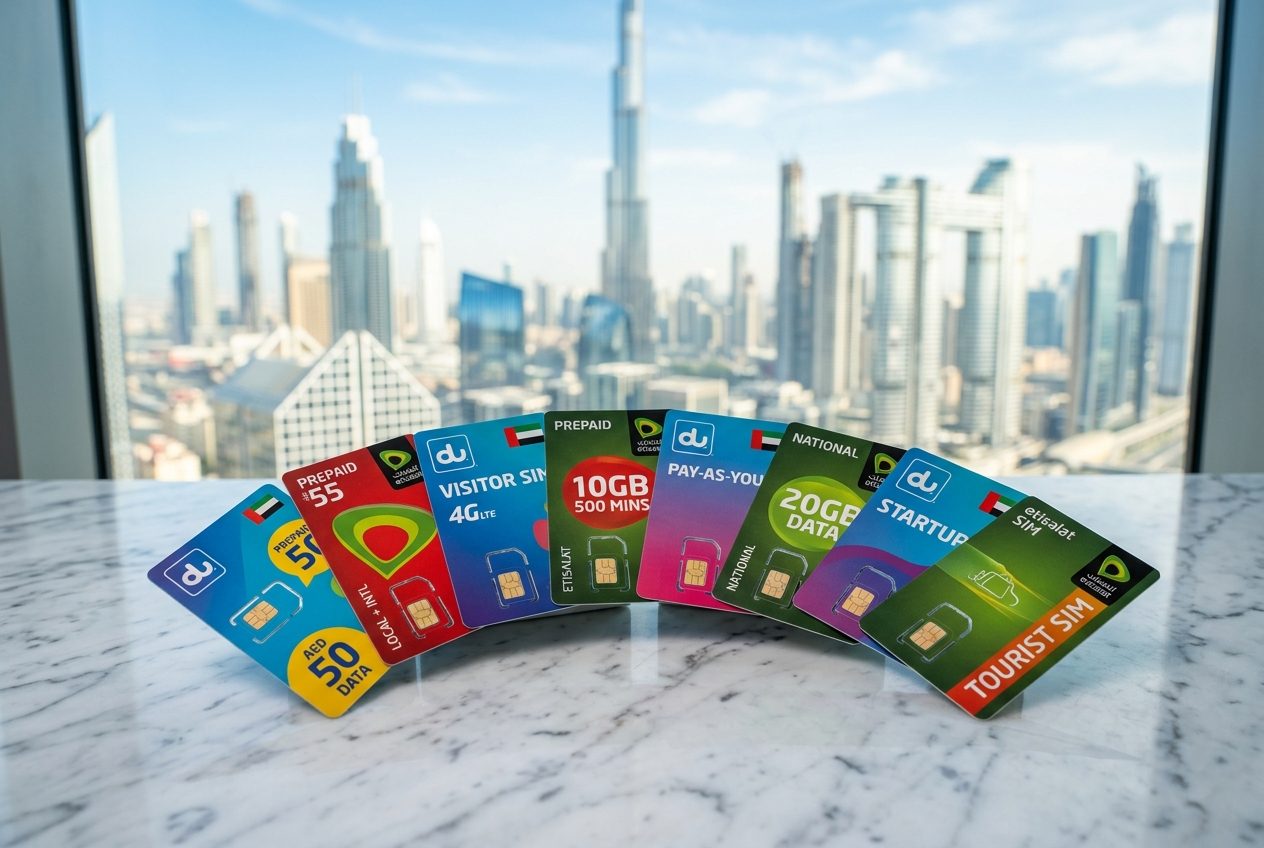 Best SIM Cards for Tourists in Dubai 2025