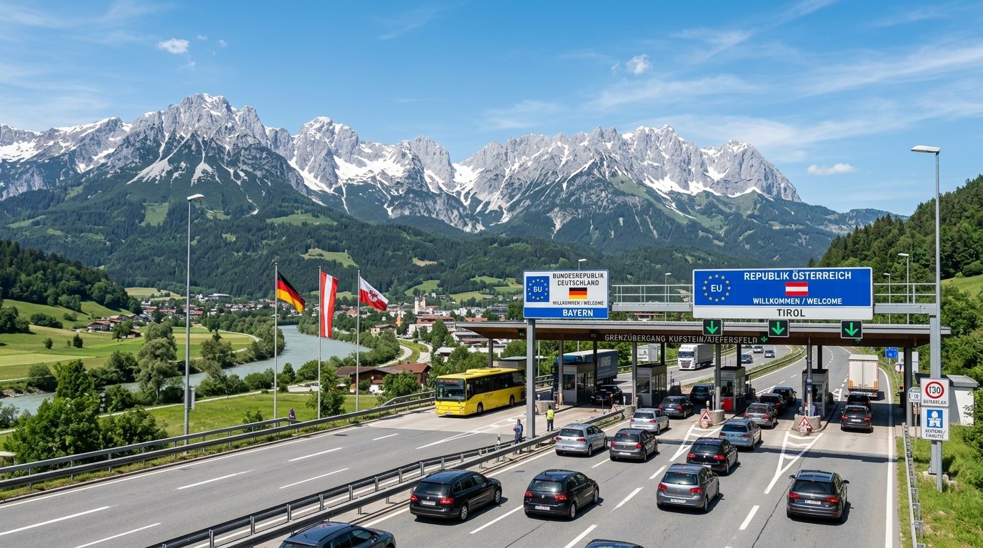 Grenzübergang Deutschland–Österreich: Was gilt wo?