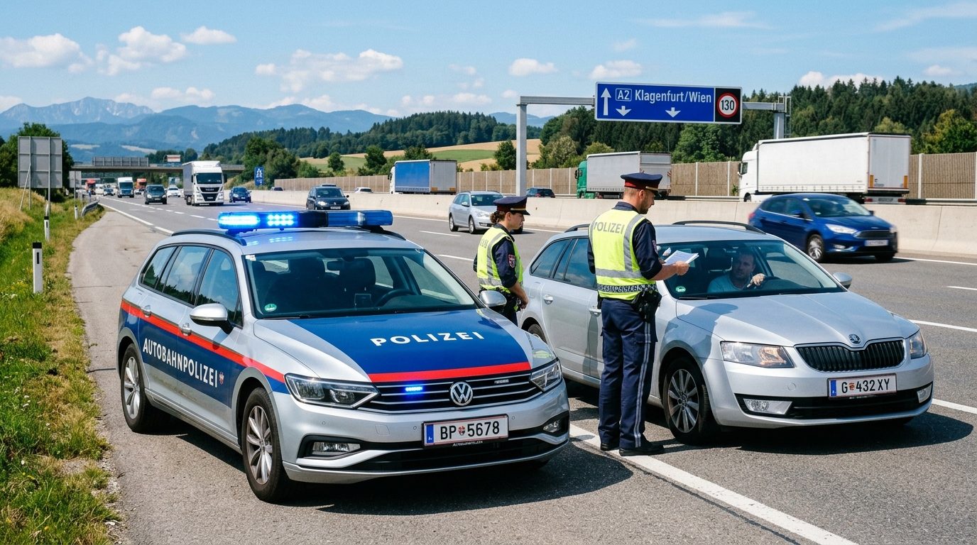 Fahren ohne Vignette: Bußgelder und Kontrollen in Österreich