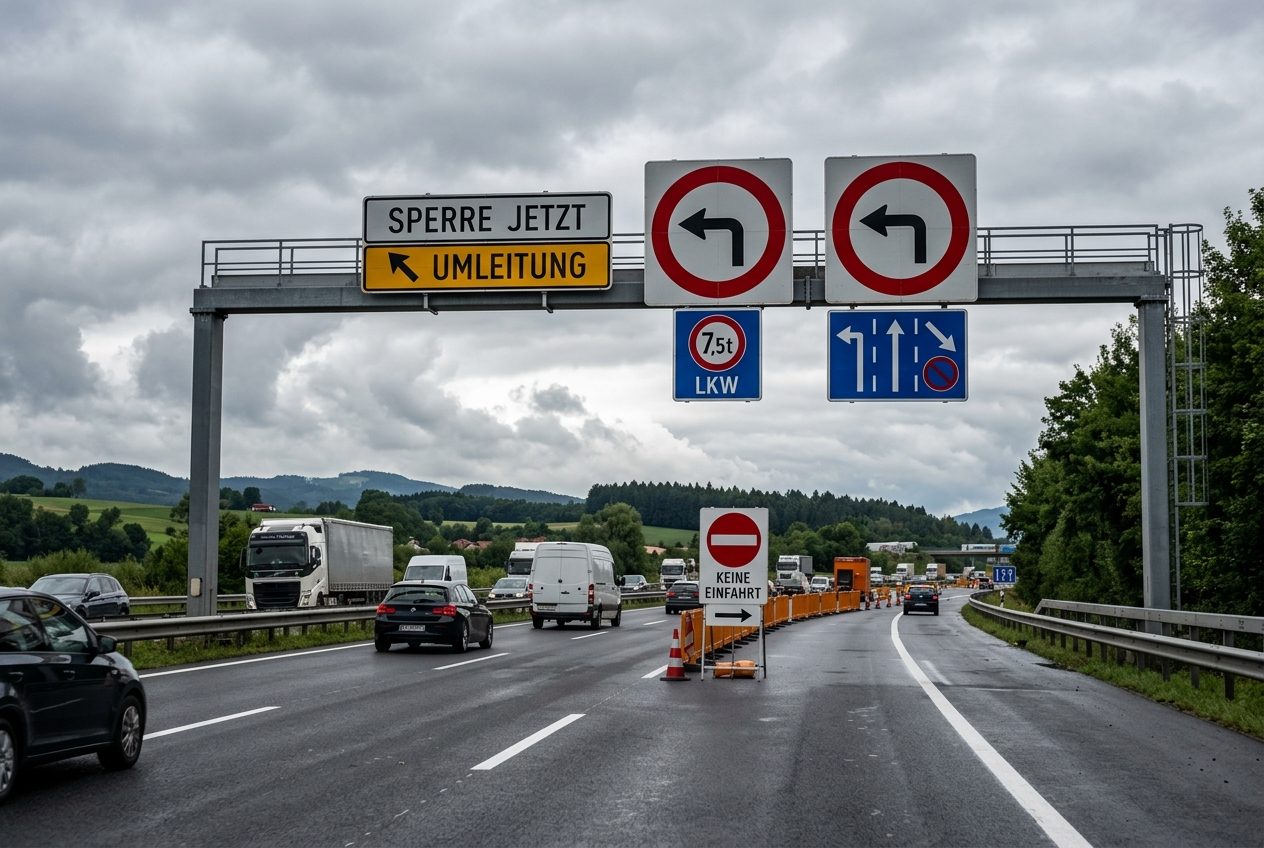 Fahrverbote auf Mautstrecken: Wann und wo gilt das Durchfahrtsverbot?
