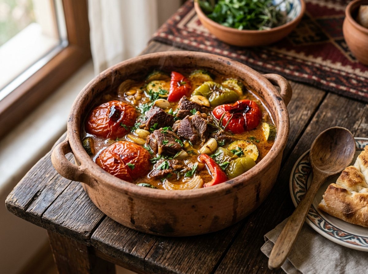 Lamb & Vegetable Güveç