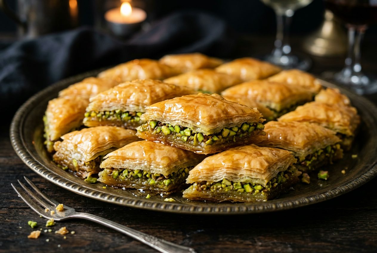 Baklava with Antep Pistachios