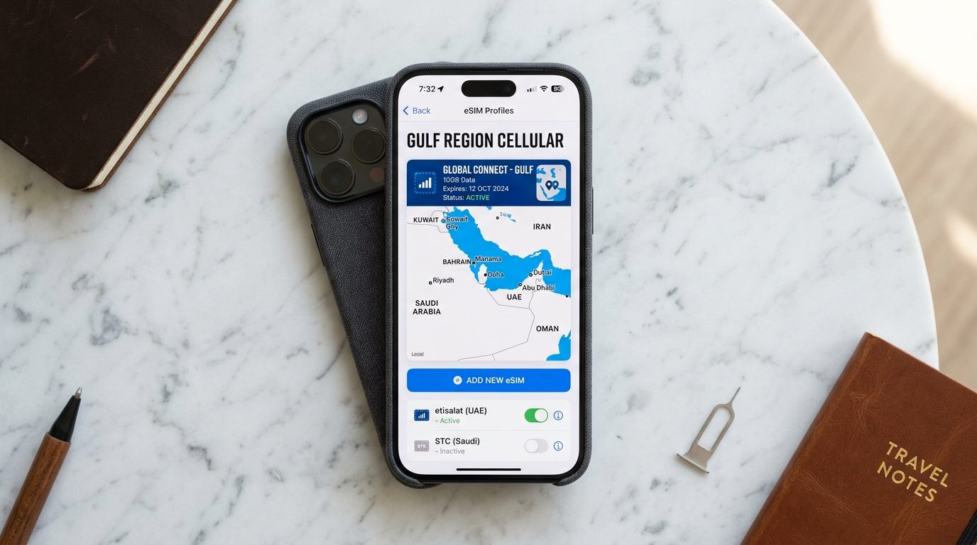 eSIM in the Gulf: Which Countries and Carriers Support It in 2025?