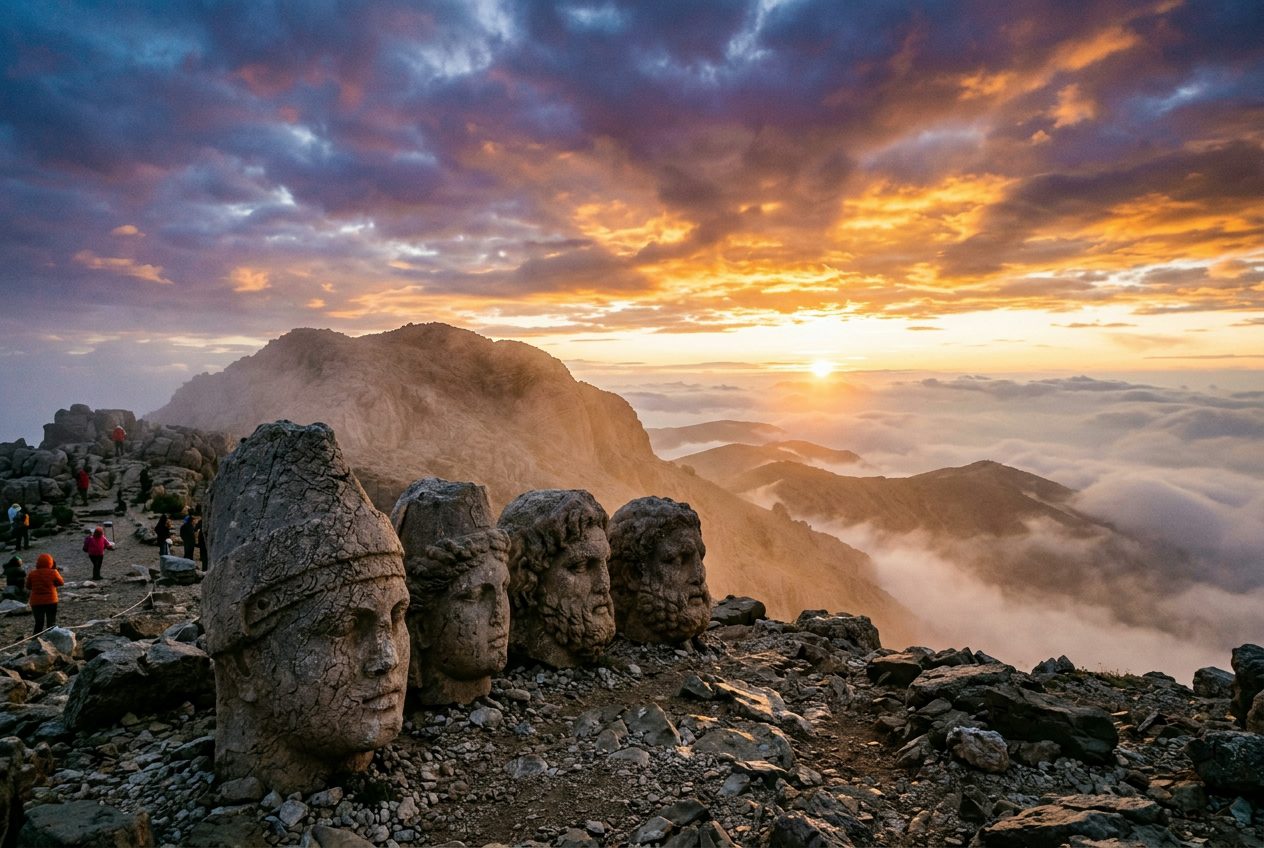 Mount Nemrut at Dawn: The God-Kings of the Euphrates