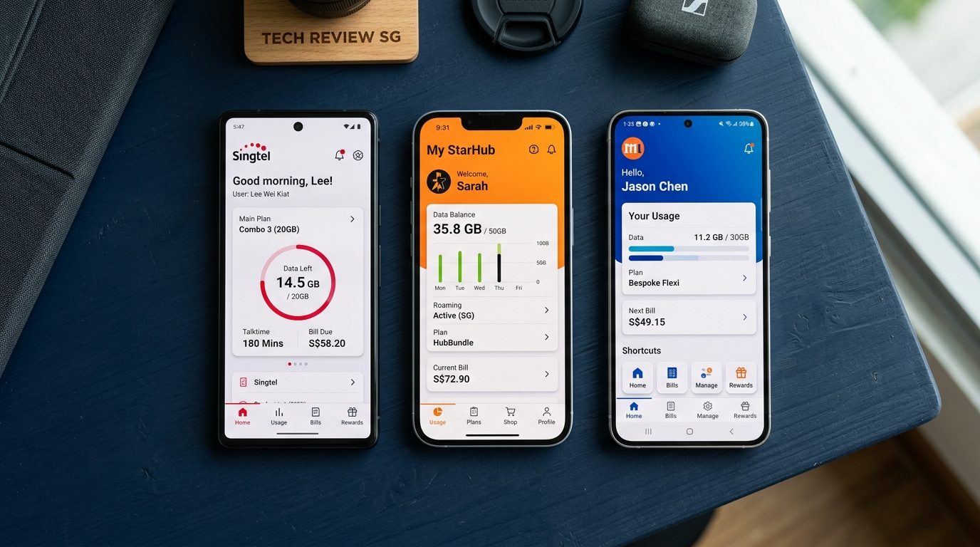 Singtel vs StarHub vs M1: eSIM Plan Comparison 2025