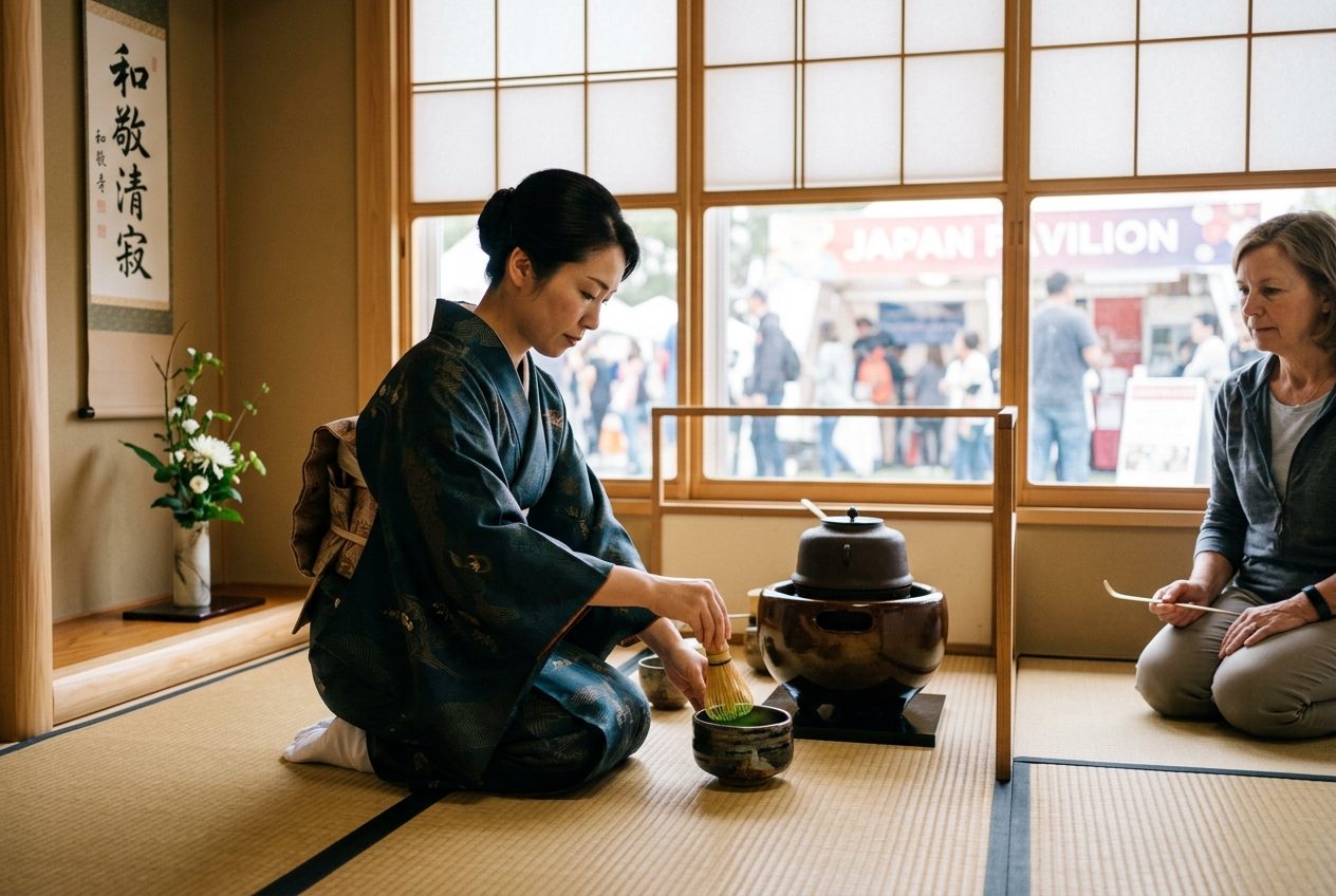 The Quiet Revolution: Japan's Tea Ceremony Brings Stillness to the Festival Floor