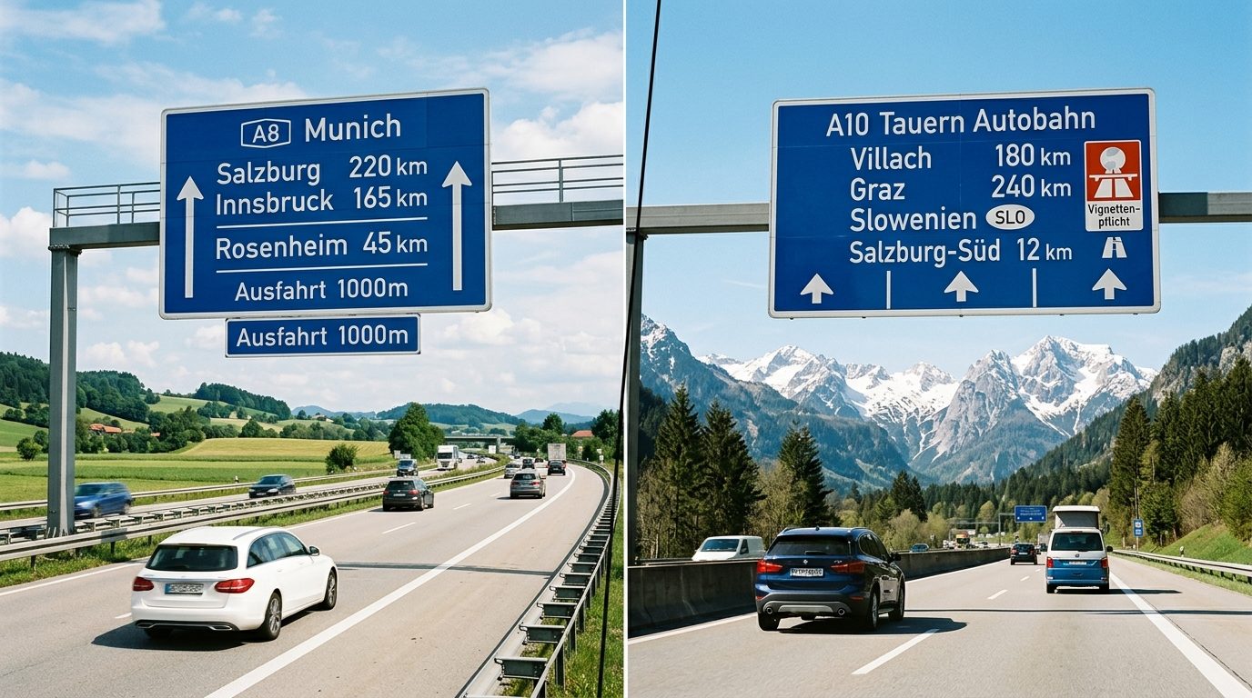 Unterschiede: Mautpflicht in Deutschland vs. Österreich