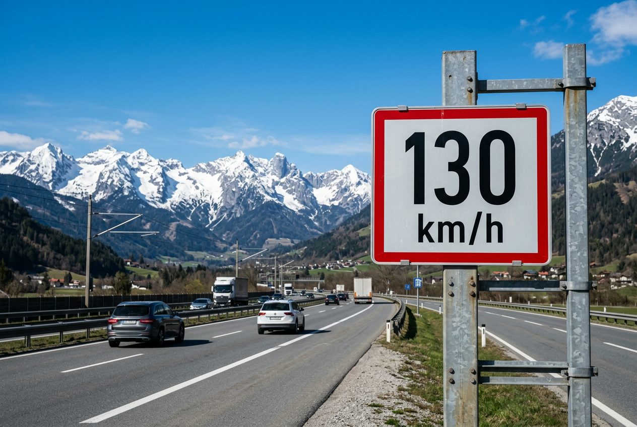 Tempolimits in Österreich: Autobahn, Ortschaft & mehr