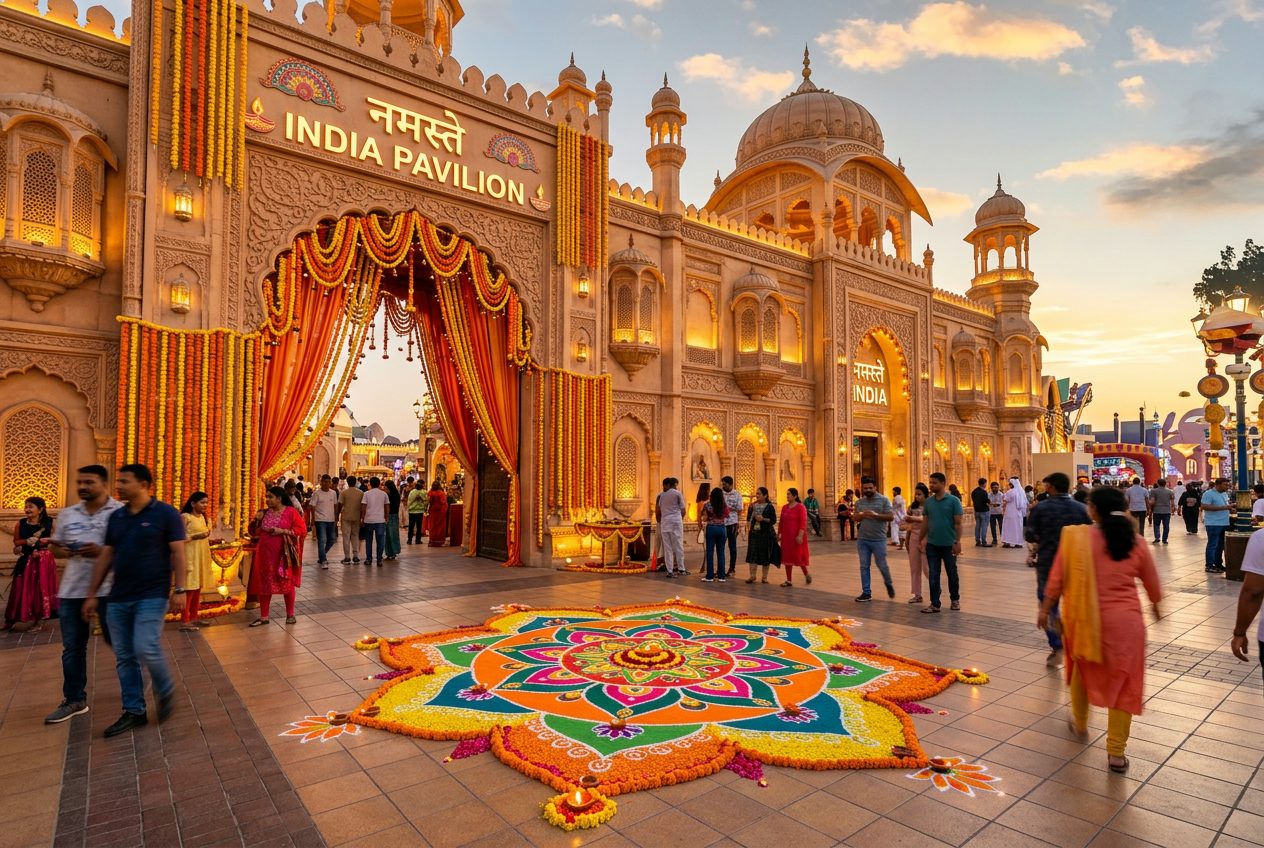 The India Pavilion Is a Celebration of Scale, Colour, and Sound