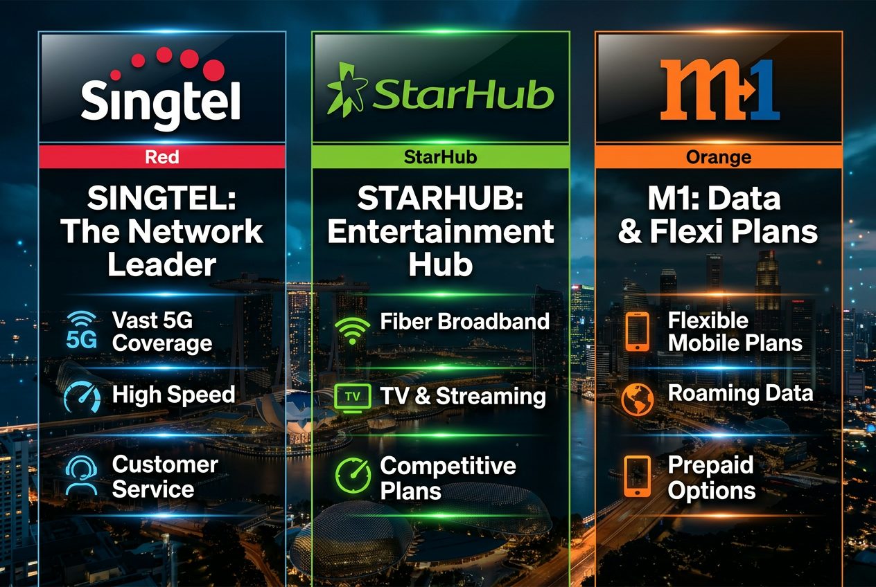 Singtel vs Starhub vs M1: Which Plan Wins in 2025?