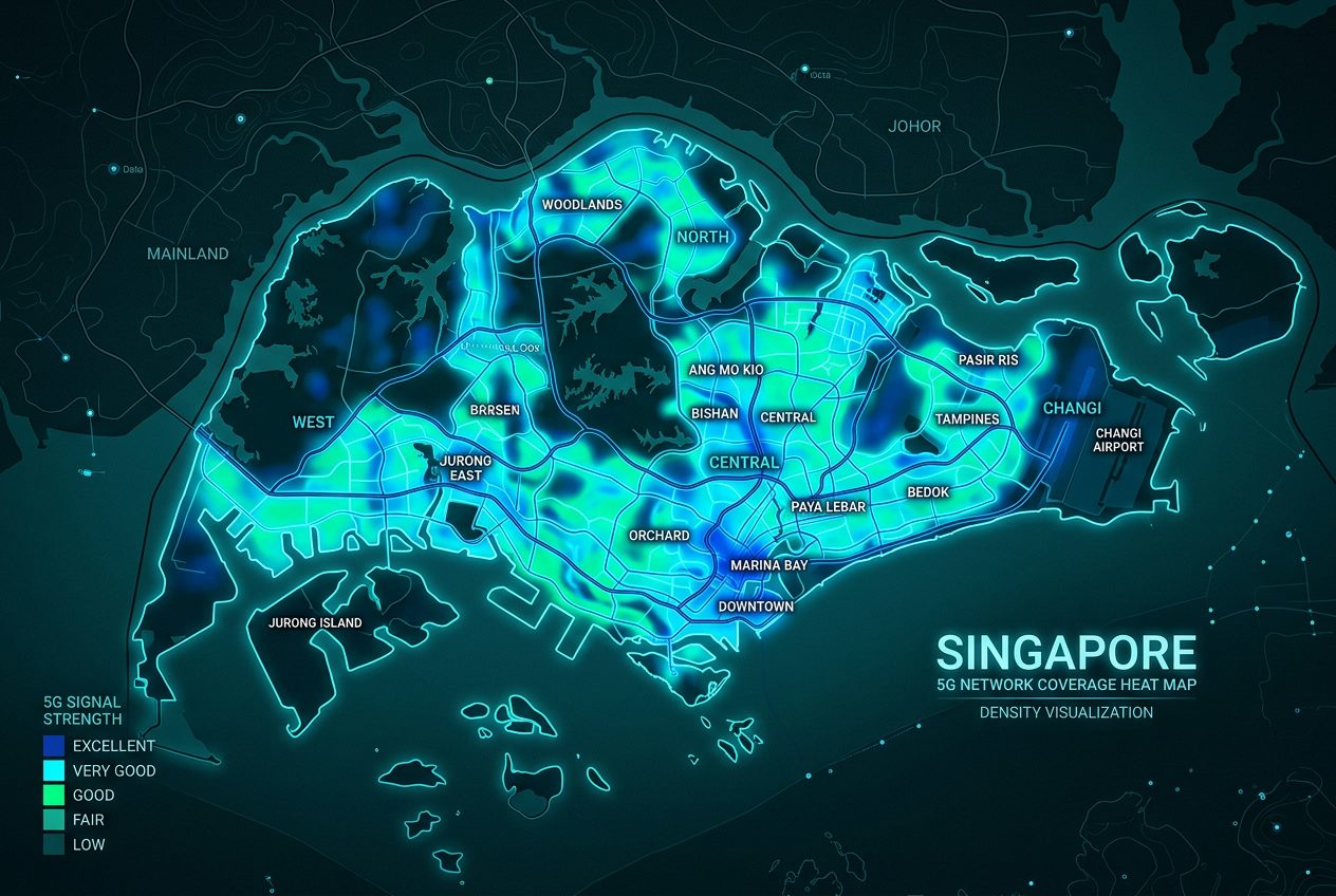 Understanding Singapore's 5G Coverage Map