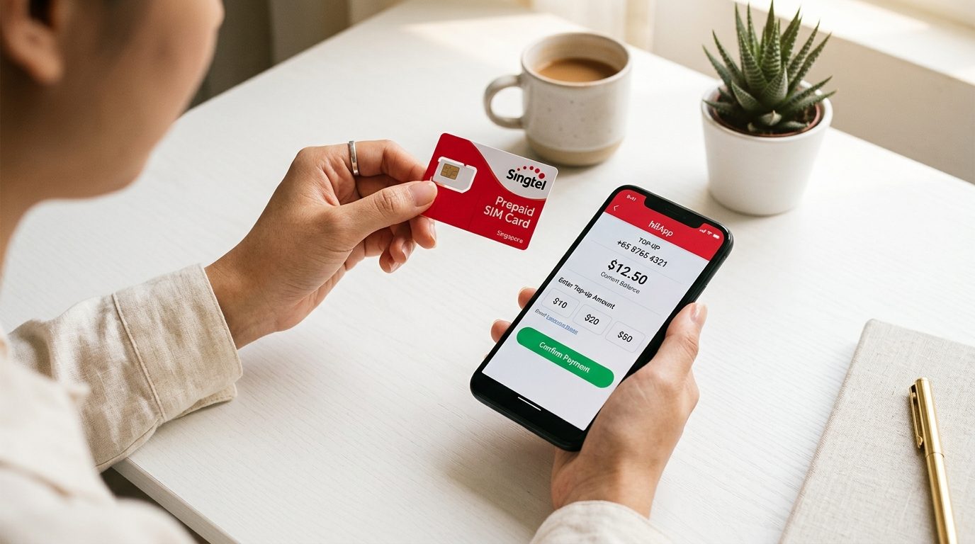 Step-by-Step: Topping Up Your SIM on Any Singapore Operator