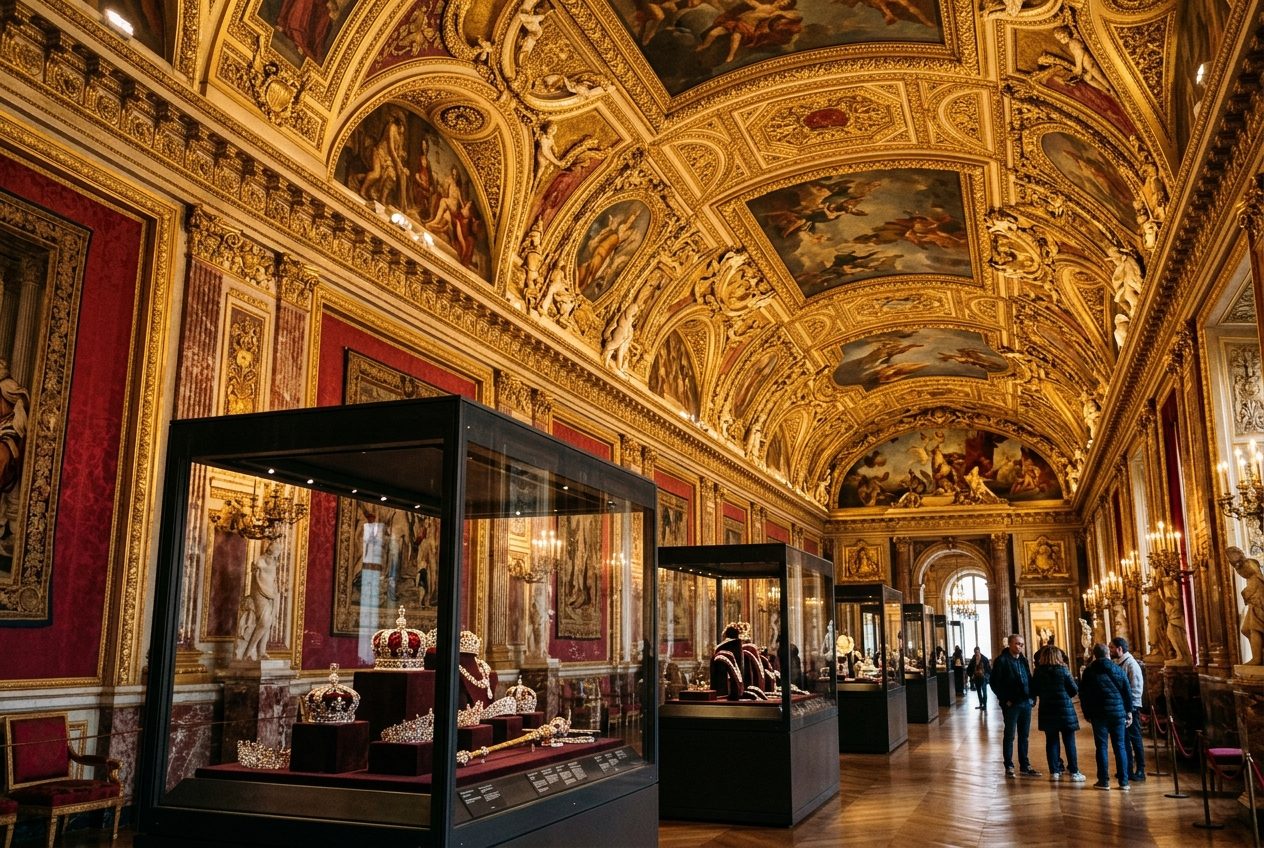 The Galerie d'Apollon: Napoleon's Dream in Gold and Crimson