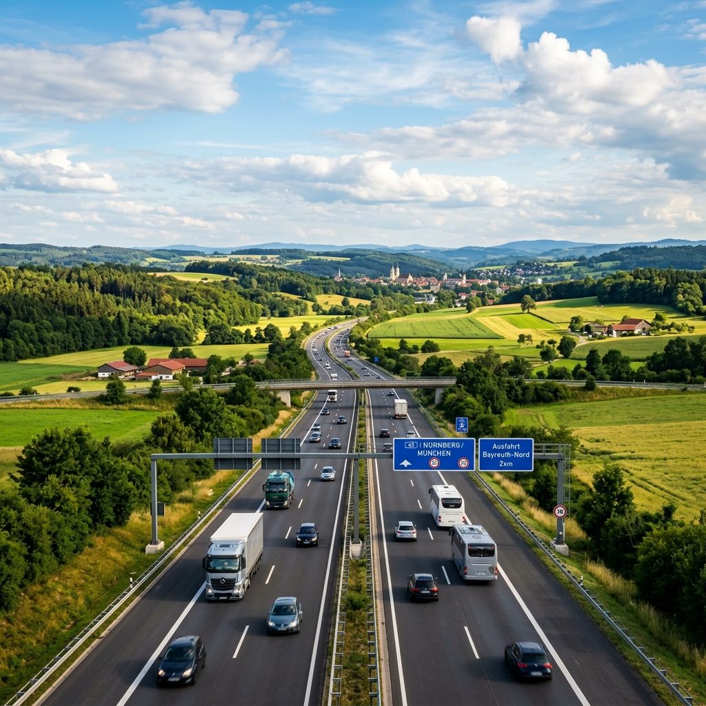 Autobahn A9 München–Berlin: Maut, Strecken und Raststätten im Überblick