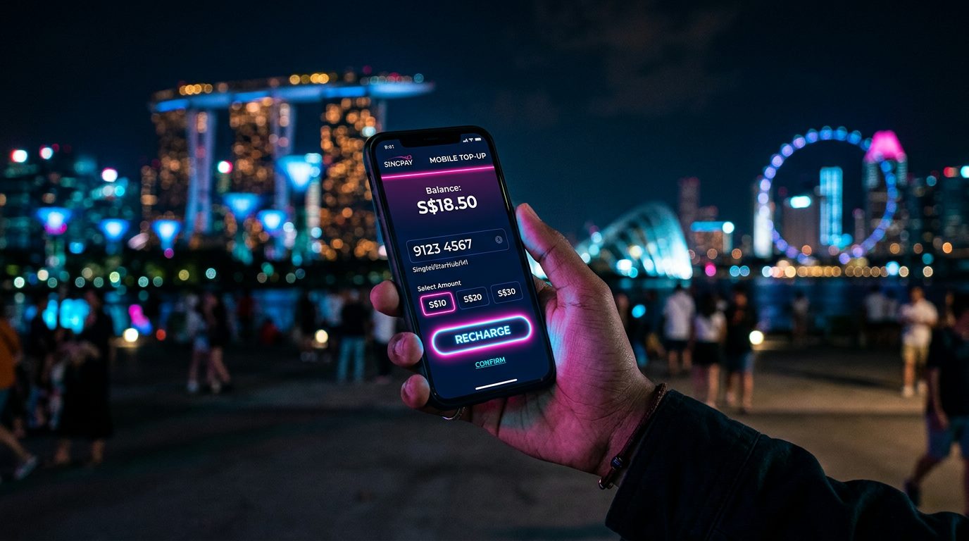 The Definitive Guide to Topping Up Your Prepaid SIM in Singapore (2025)