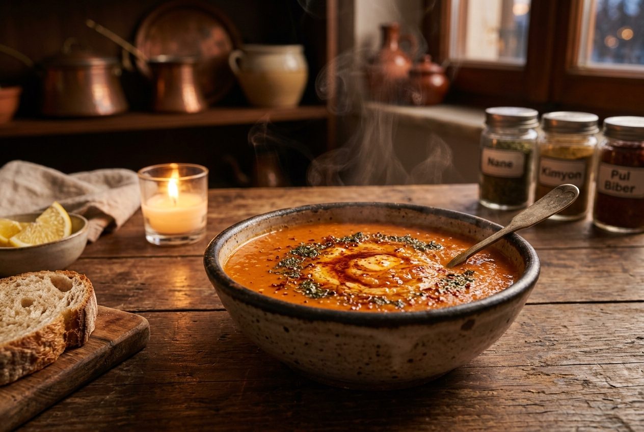 Mercimek Çorbası — Red Lentil Soup