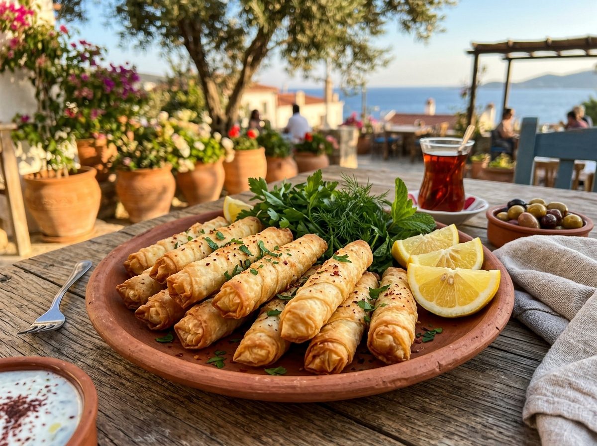 Sigara Böreği — Crispy Cheese Rolls