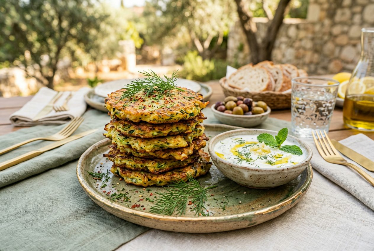 Mücver — Zucchini Fritters
