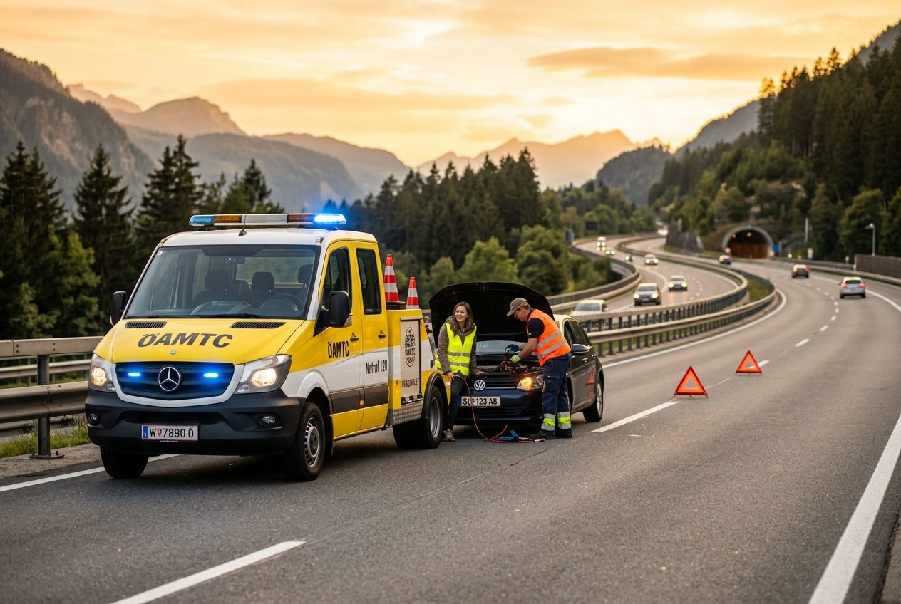 Pannenhilfe & Notfallnummern: Was tun bei einer Panne in Österreich?