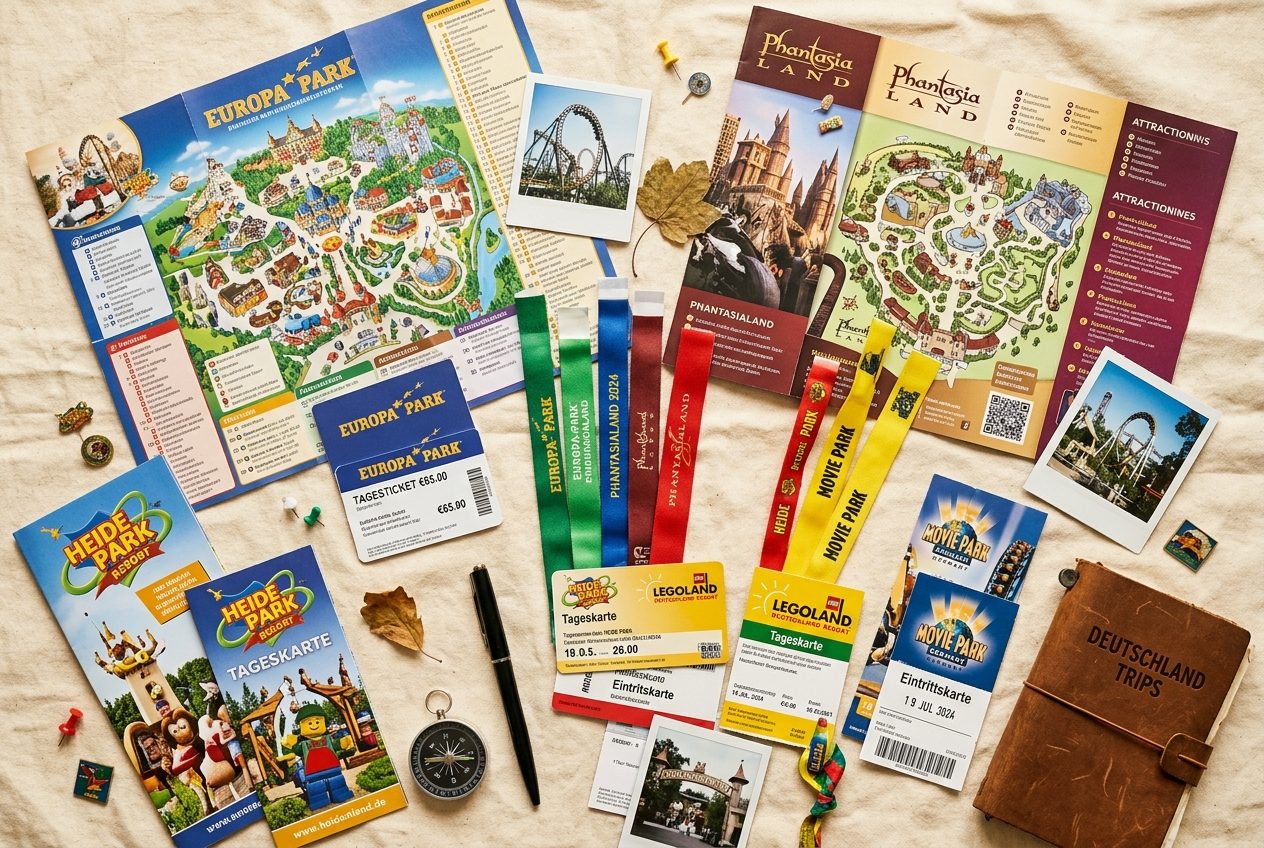 Freizeitparks in Deutschland im Jahresvergleich – Preise, Größe, Highlights