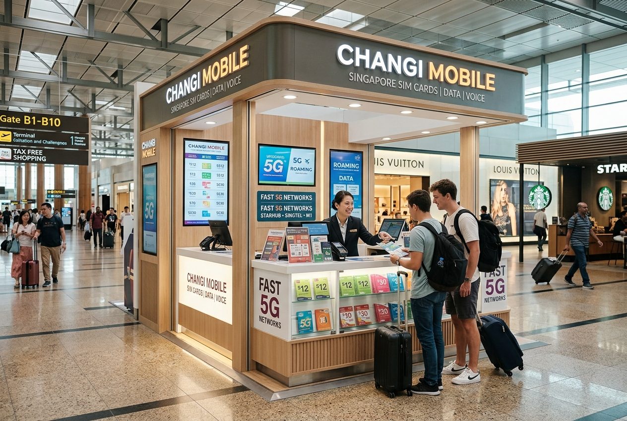 How to Buy a SIM Card at Changi Airport