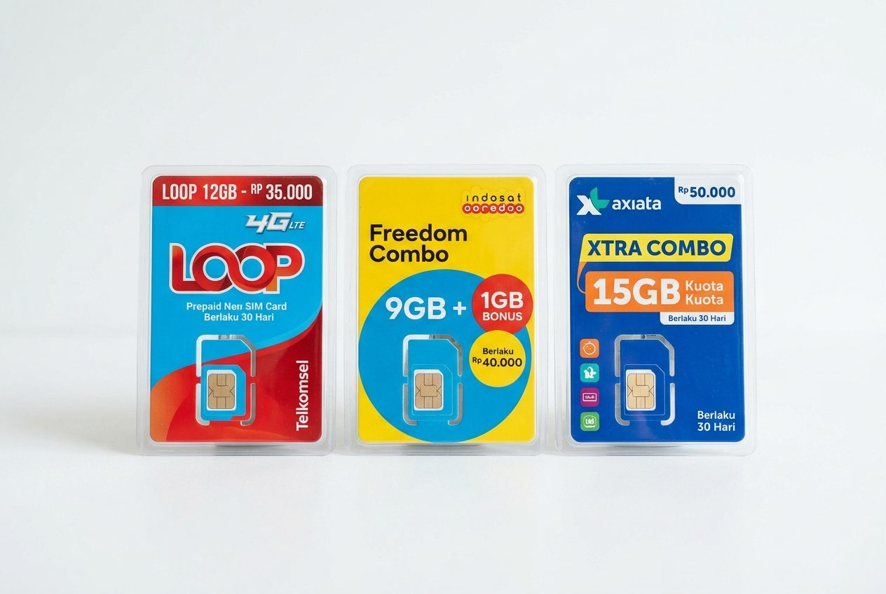 Telkomsel vs. Indosat vs. XL: Indonesia Data Package Comparison 2025