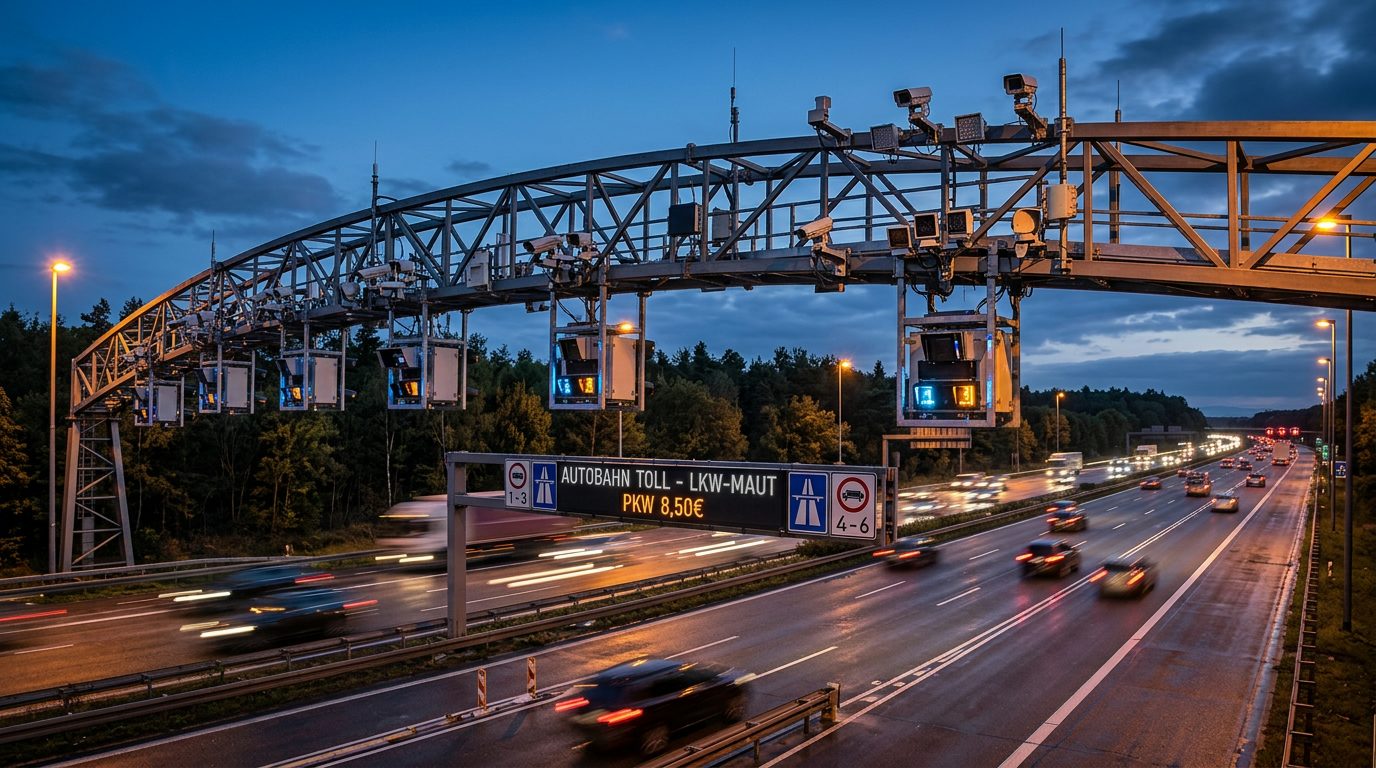 Mautbrücken und Kontrollsysteme in Deutschland: So funktioniert Toll Collect