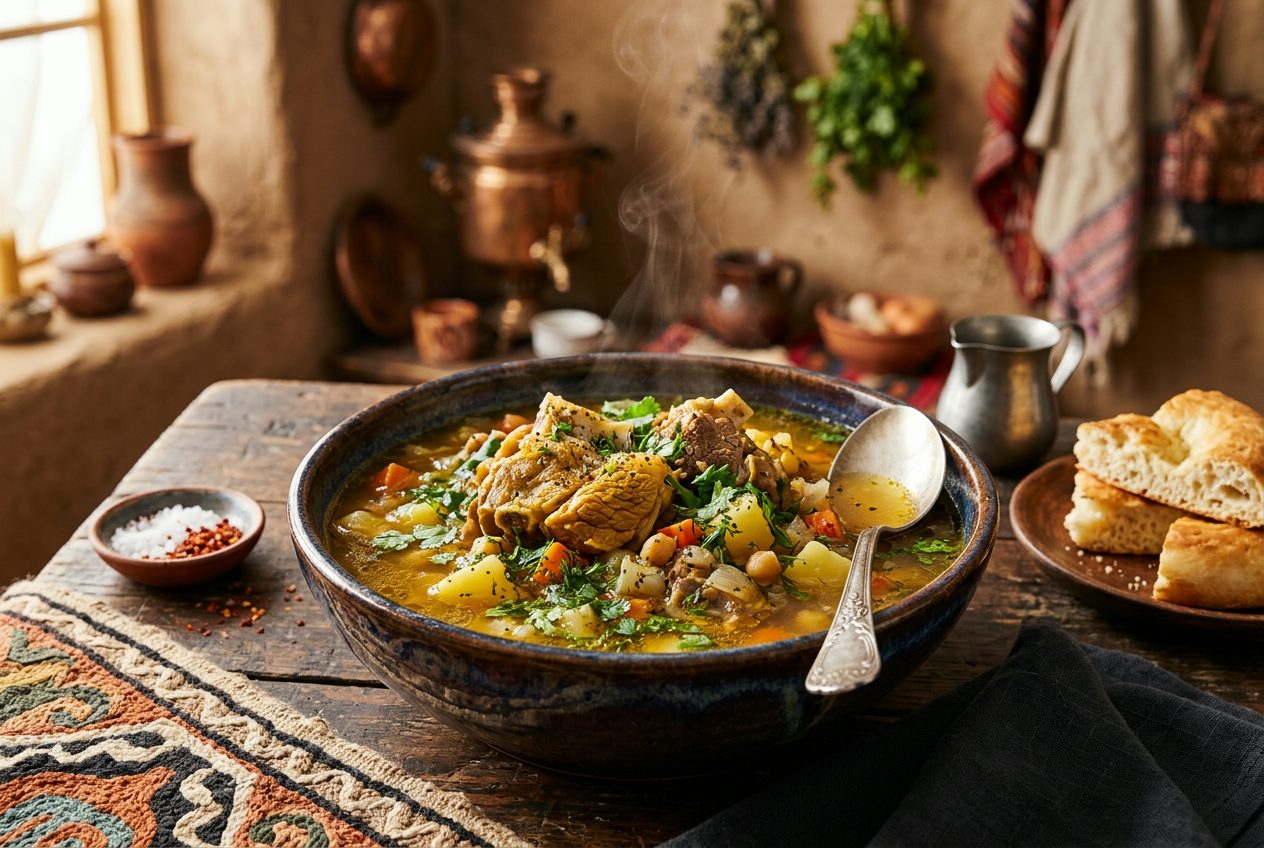 Sorpa — Aromatic Lamb Broth with Herbs