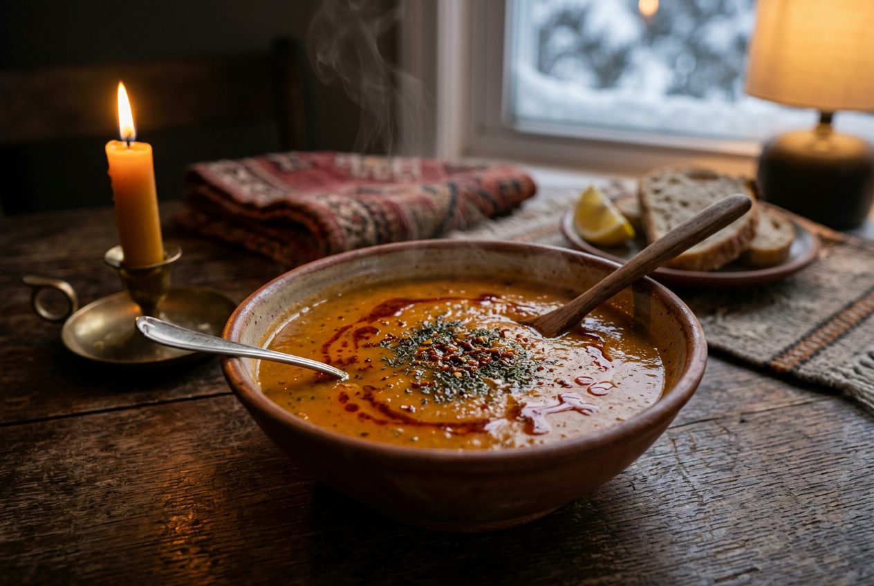 Mercimek Çorbası — Turkish Red Lentil Soup