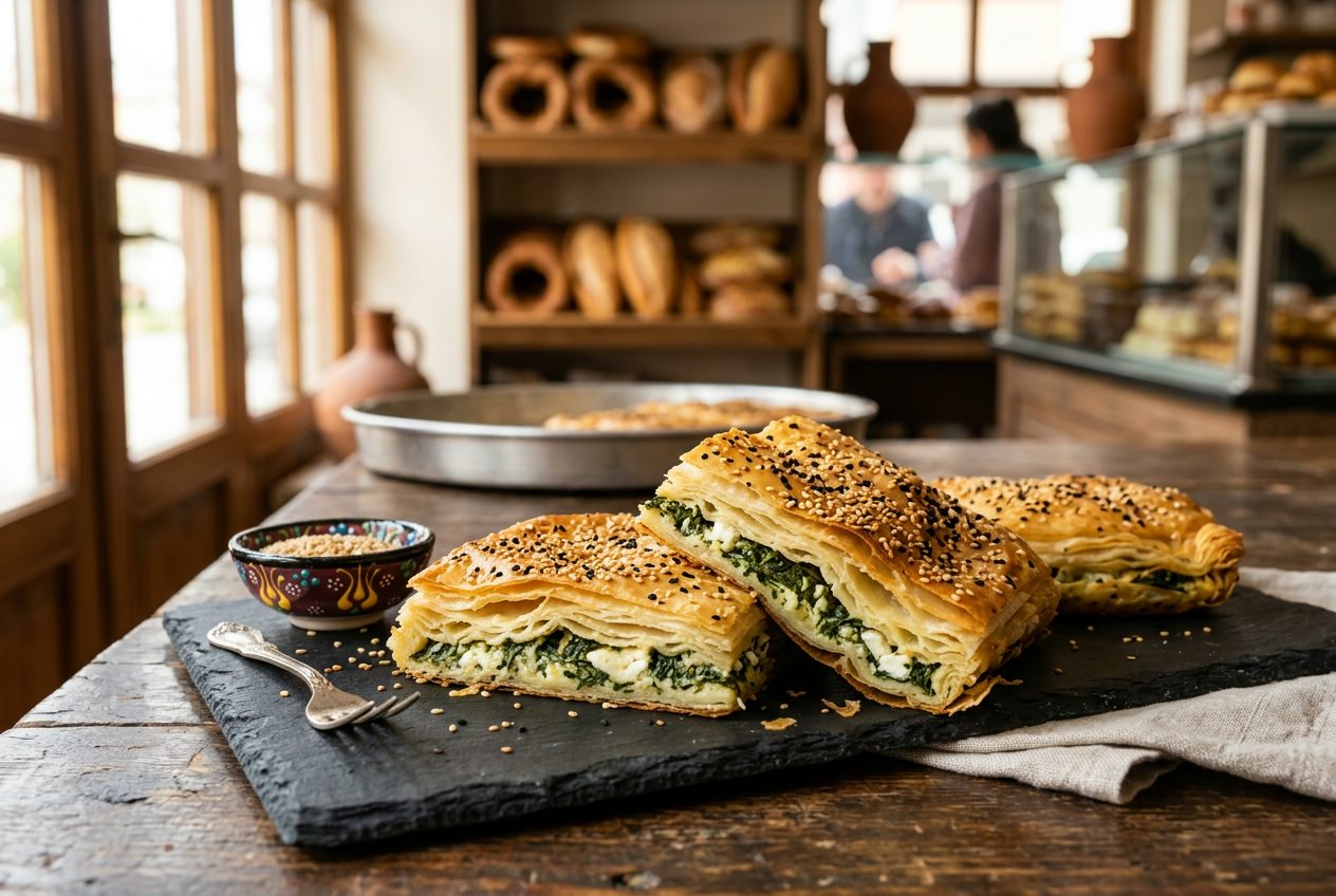 Spinach & White Cheese Börek