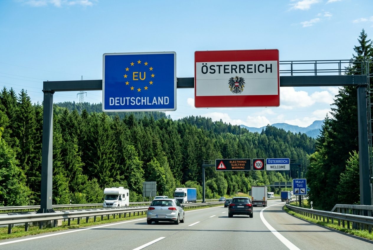 Grenzübertritt DE–AT – Checkliste für Autofahrer
