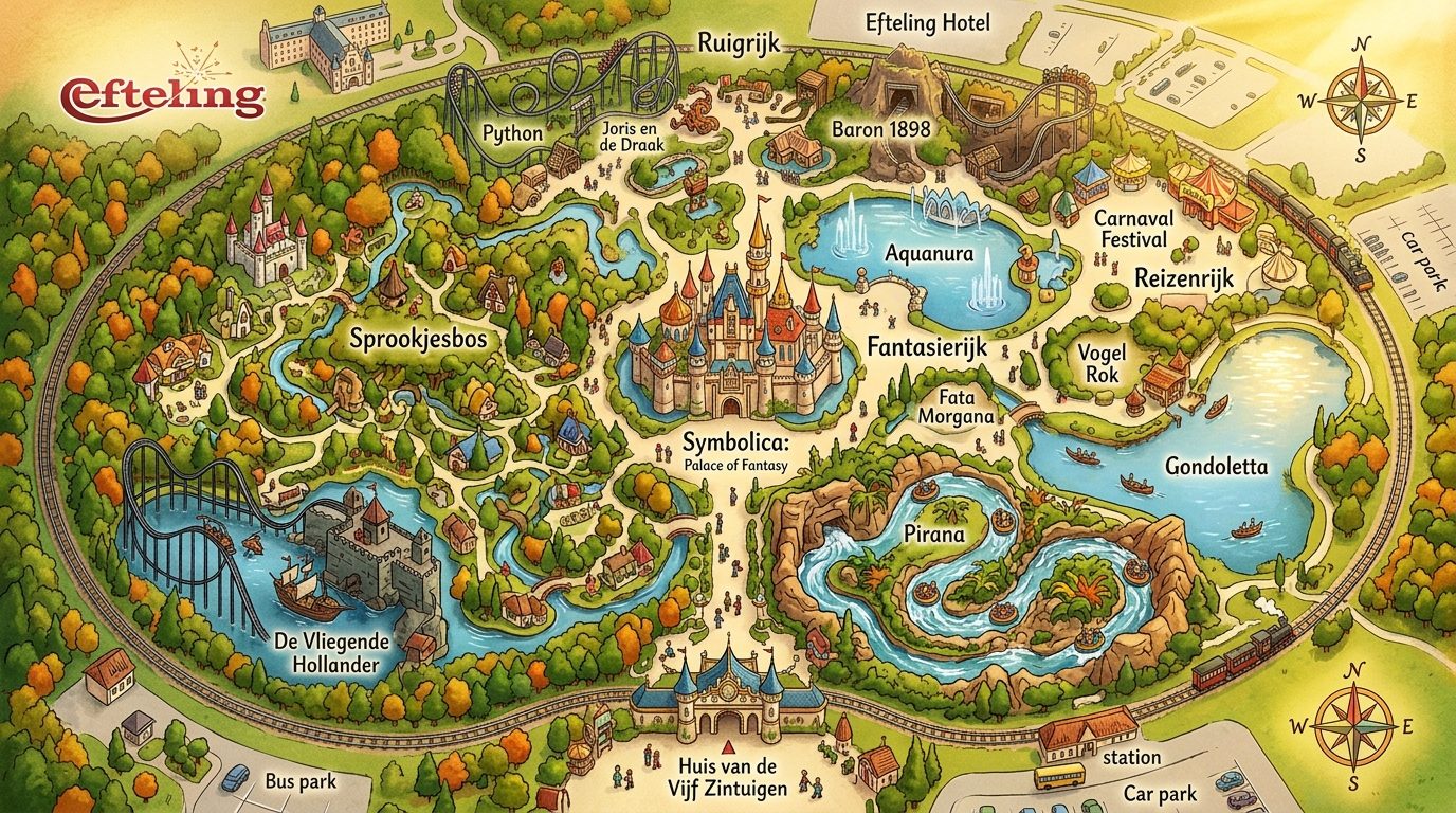 Hoe plan je de perfecte dag in de Efteling?
