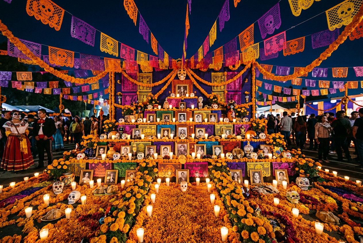 Colour, Grief, and Joy: Mexico's Day of the Dead Display Redefines Remembrance