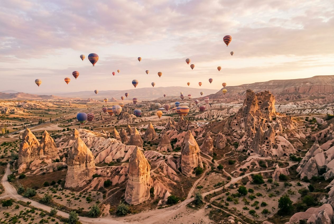 Cappadocia's Volcanic Valleys: A Journey Through Fairy Chimneys