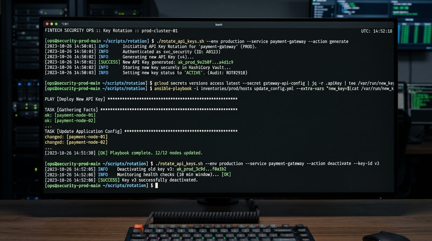 Banking API Key Rotation: A Step-by-Step Guide for Engineering Teams