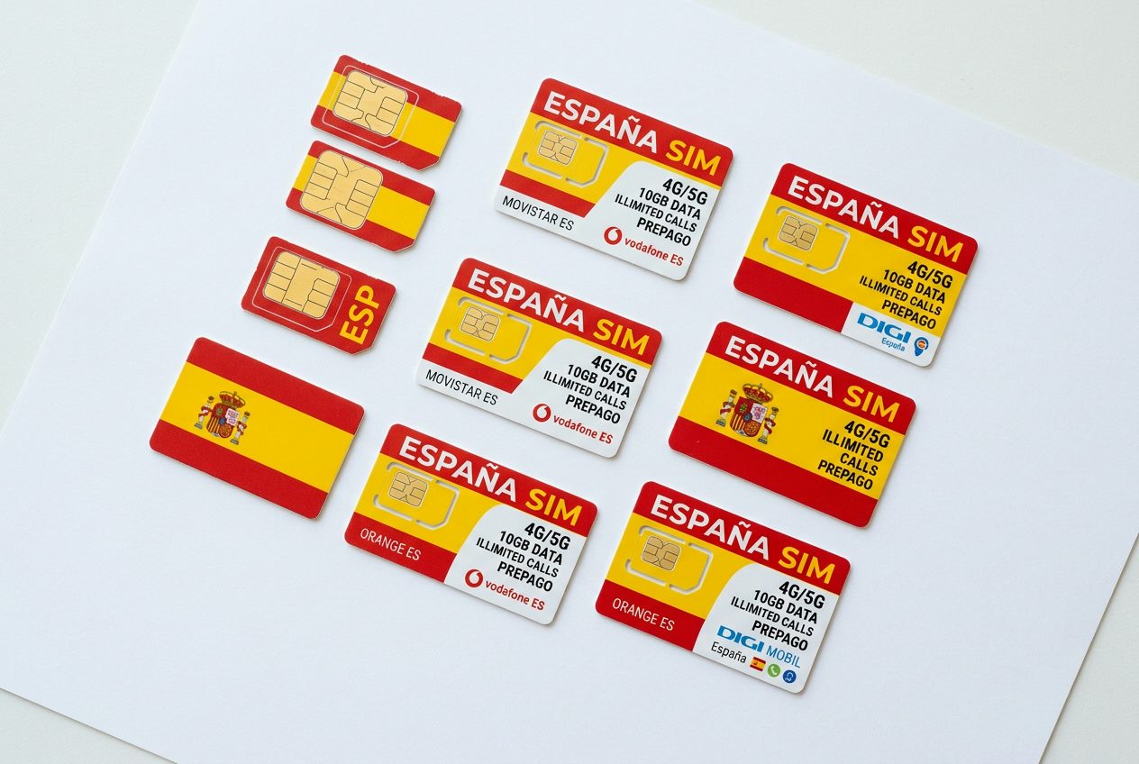 Comparativa de tarifas prepago para turistas en España 2025
